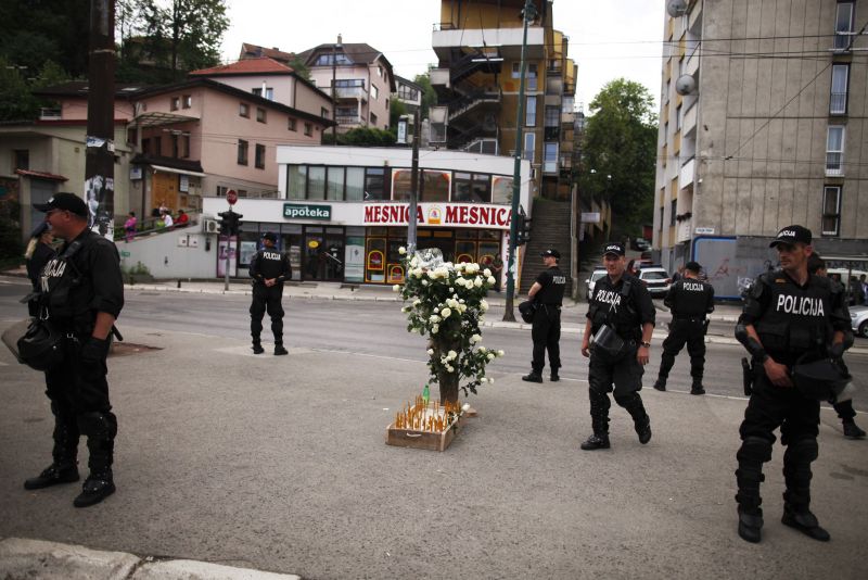 Un craniu de vânzare, în piața din Sarajevo