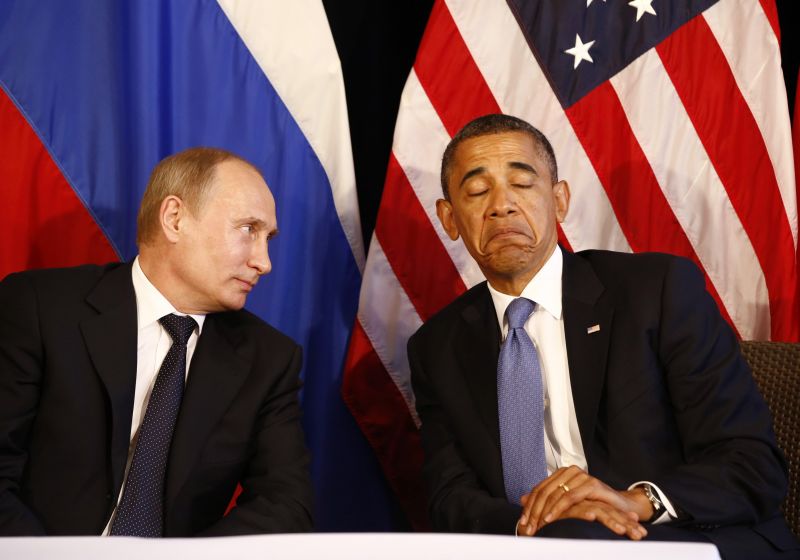 Relaţiile ruso-americane, "citite" prin limbajul corporal al lui Putin şi Obama. Ce anume i-a trădat