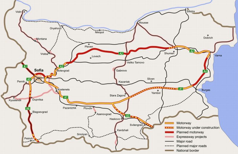 Românii, mai leneşi decât bulgarii. Vecinii inaugurează un nou tronson al autostrăzii Trakia