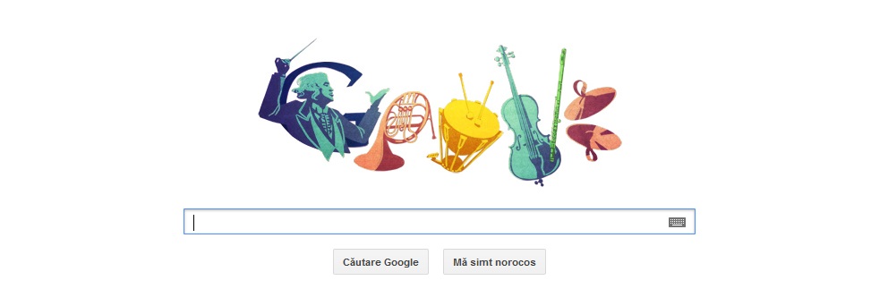 Sergiu Celibidache este omagiat de Google printr-un logo special