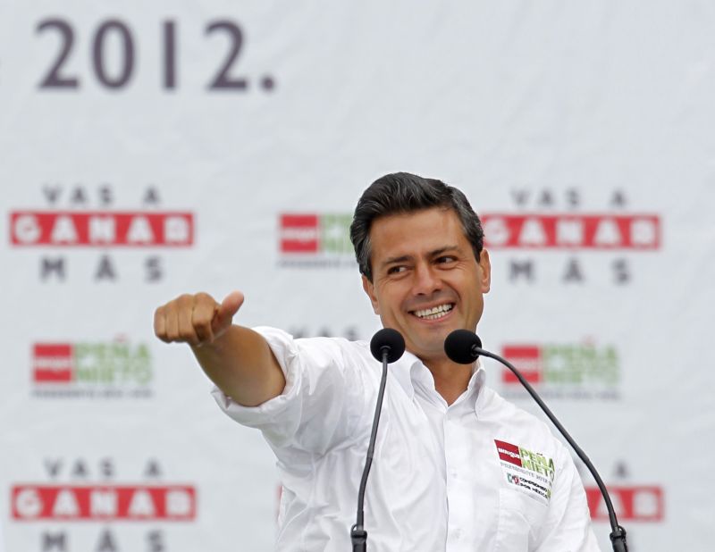 Enrique Pena Nieto, noul preşedinte mexican. Partidul său, care a condus Mexicul timp de 71 de ani, revine la putere