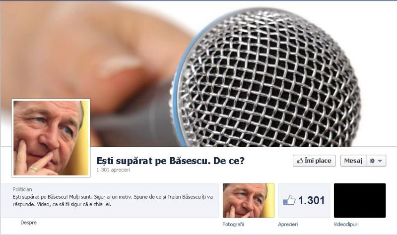 Eşti supărat pe Băsescu. De ce? Băsescu îţi răspunde pe Facebook