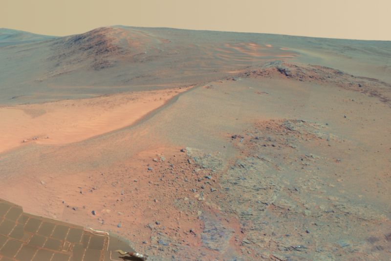 IARNA PE PLANETA ROŞIE. Imagini spectaculoase de pe Marte