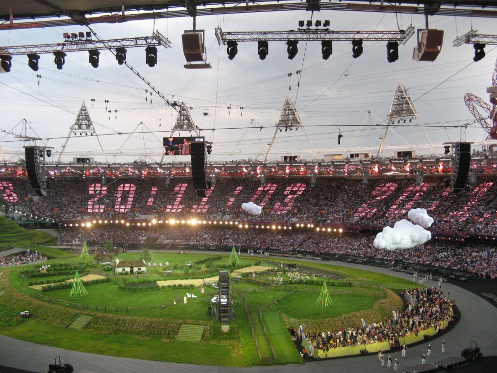 LONDRA 2012. Imaginile EVZ de la ceremonia de deschidere