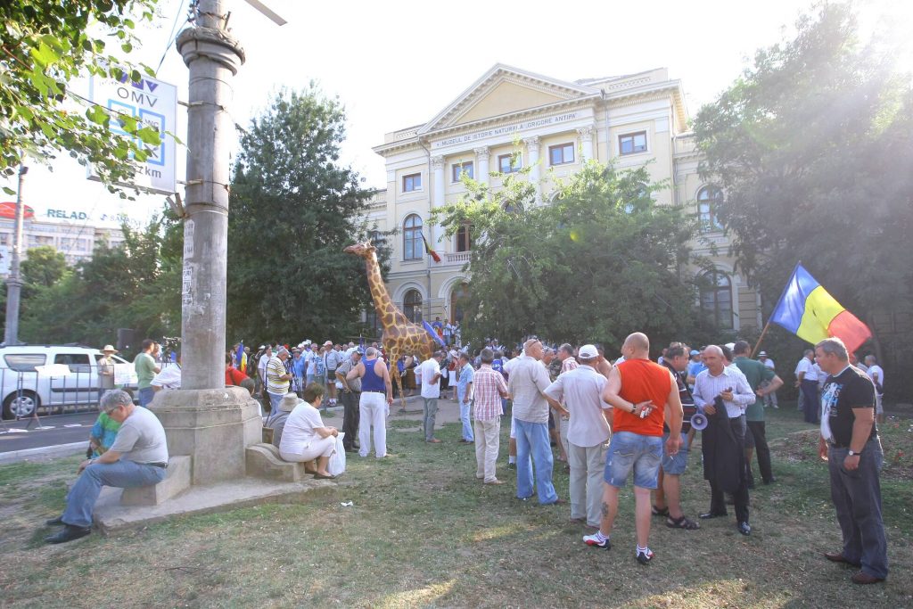 Propagandistul Dogaru şi-a scos iar rezerviştii în stradă