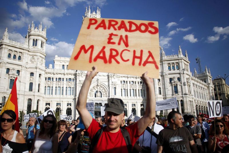 Proteste ample, în Spania, faţă de măsurile de austeritate luate de guvern