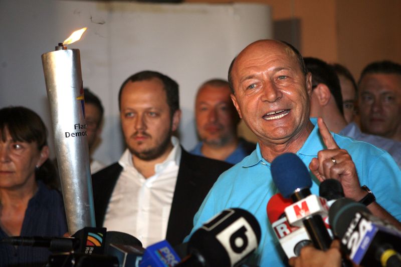 Traian Băsescu: Au chemat poporul să le valideze o decizie, poporul a spus "NU"