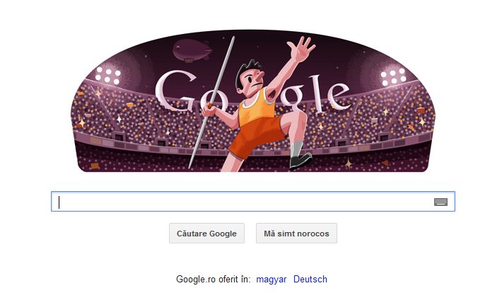 Jocurile Olimpice schimbă din nou LOGO-ul GOOGLE. VEZI ce probă e celebrată astăzi