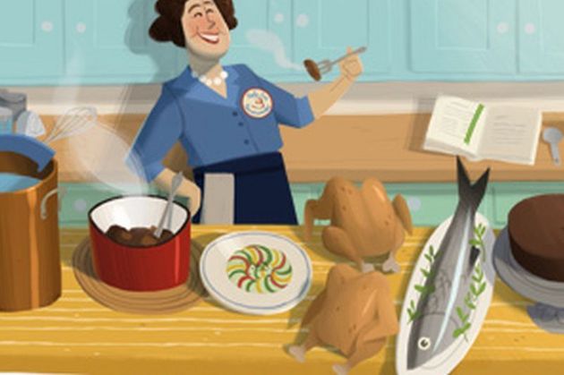 Julia Child, femeia care le-a învăţat pe americance să gătească franţuzeşte, omagiată de Google