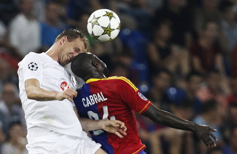 Liga Campionilor: FC Basel - CFR Cluj 1-2. "Dubla" de senzaţie a lui Sougou îi duce pe "feroviari" cu un picior în grupe!