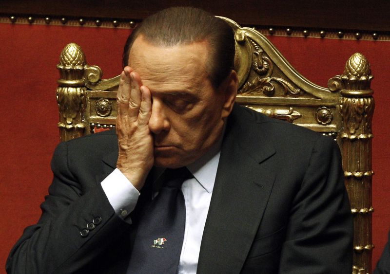 Berlusconi, iritat de "hegemonia" Germaniei în Europa