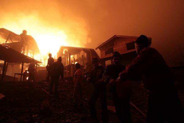 Incendiul din Drumul Taberei, provocat de un excavatorist