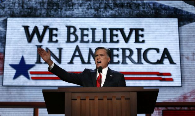 Republicanul Mitt Romney - discurs ferm, proiecte slabe
