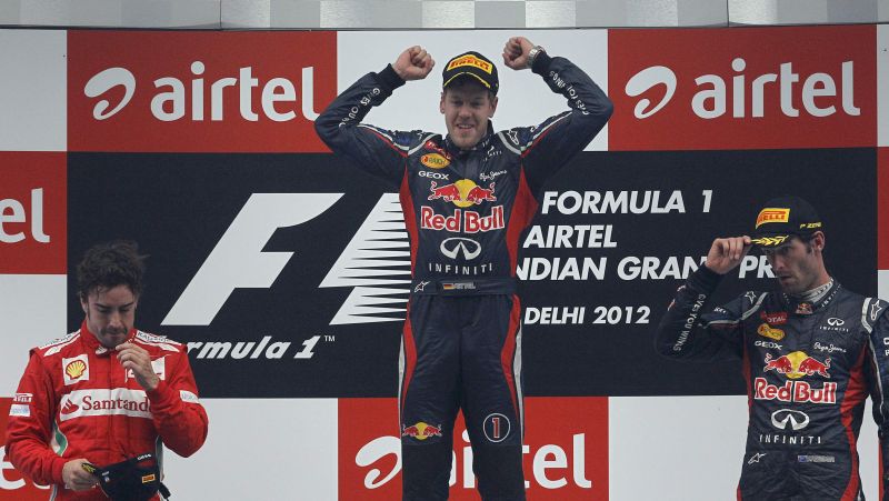 Formula 1. Sebastian Vettel a câştigat Marele Premiu al Indiei