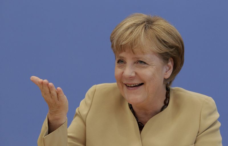 Merkel: Preşedintelui României nu i-a fost niciodată frică să se gândească la viitor