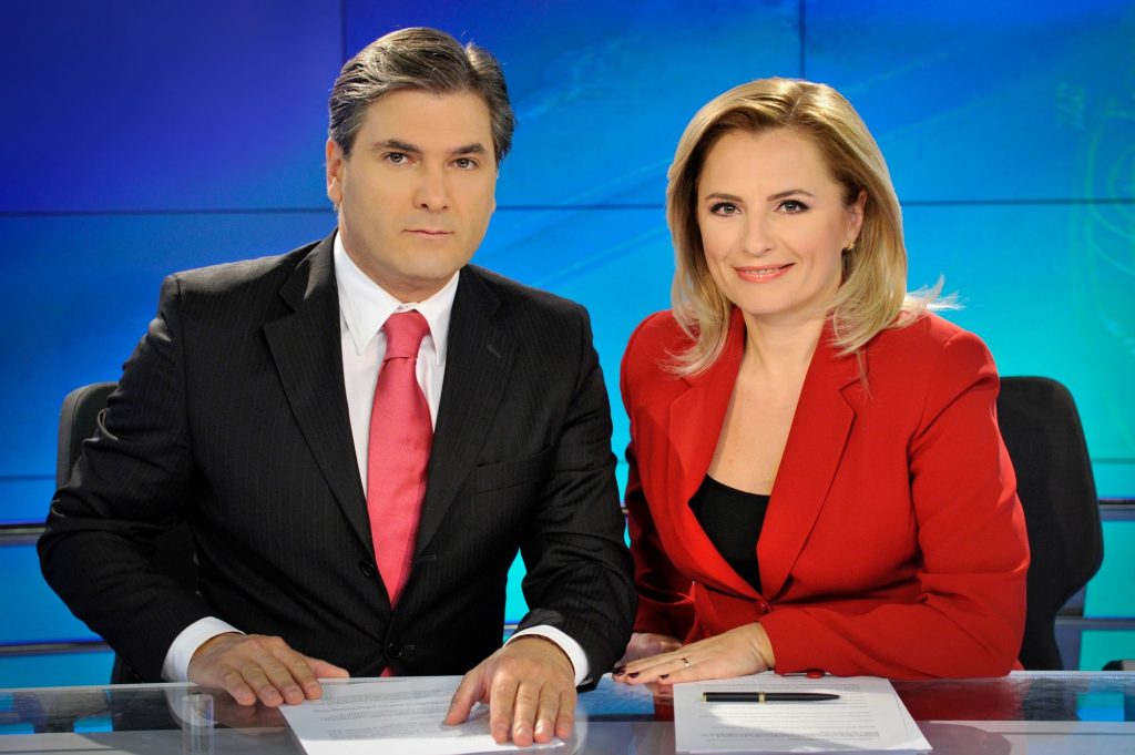 Monica Ghiurco şi Mircea Radu vor prezenta Telejurnalul de weekend