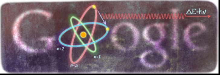 Niels Bohr, omagiat de Google