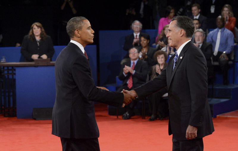 Obama creşte în sondaje, după o dezbatere cu Romney mult mai dinamică decât precedenta | VIDEO