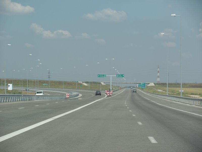 Tamponare în lanţ pe autostrada A1 Bucureşti-Piteşti