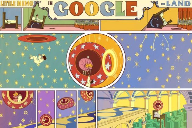 WINSOR MCCAY, omagiat de Google printr-un Doodle special: LITTLE NEMO IN GOOGLE-LAND | VIDEO