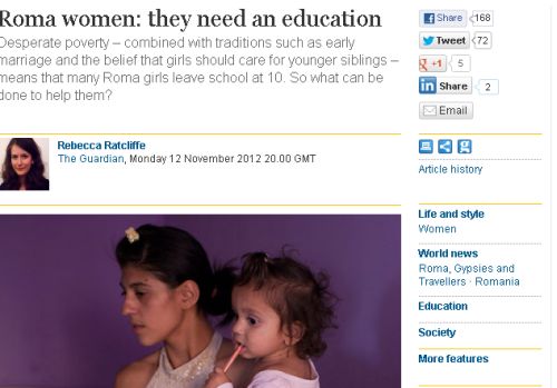 The Guardian: Femeile rome au nevoie de educa?ie