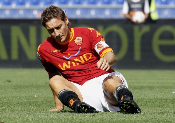 Totti îl alearg? pe Baggio