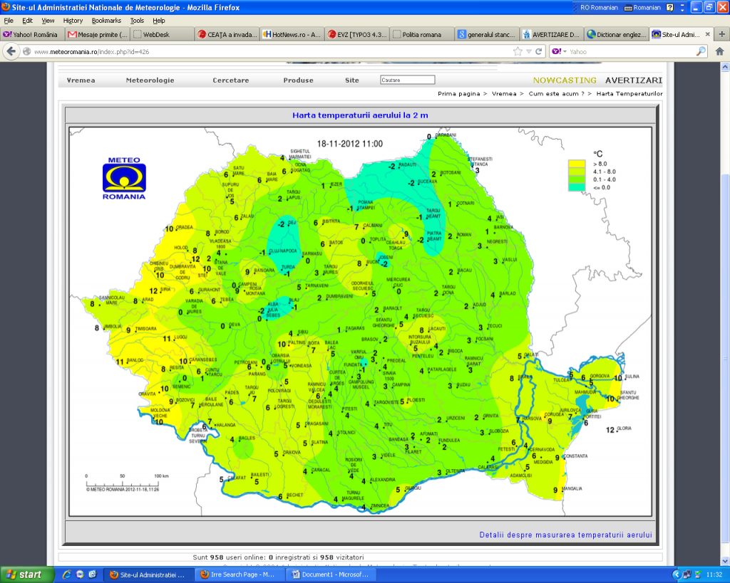 Vremea ast?zi, pe regiuni