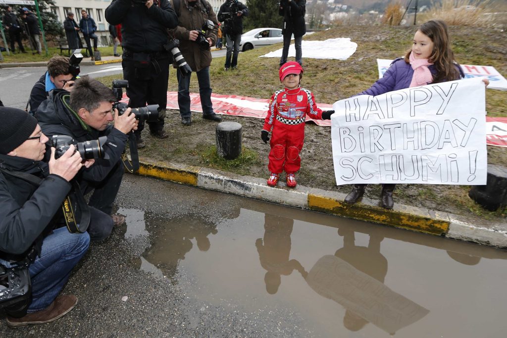 Doi copii au fost ieri vedetele aniversării lui Michael Schumacher