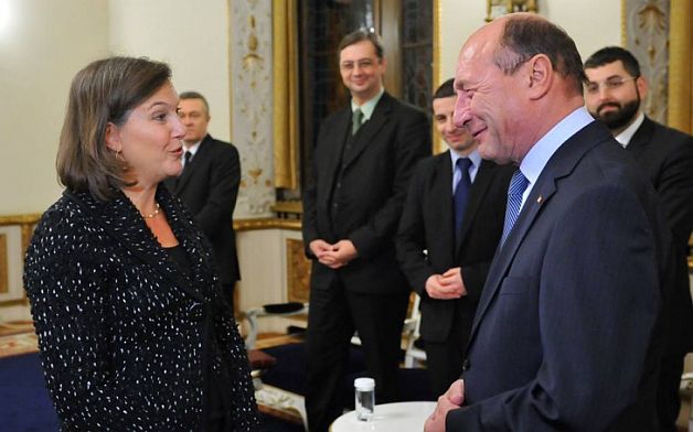 Emisarul SUA, Victoria Nuland, s-a întâlnit cu preşedintele Traian Băsescu