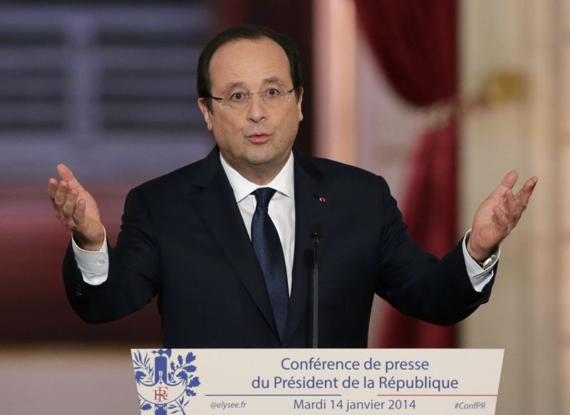 Francois Hollande menține misterul Primei Doamne: cu cine va merge în America luna viitoare?
