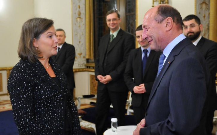 Președintele Băsescu s-a întâlnit cu Victoria Nuland. Şeful statului: Sper că micile neînţelegeri nu vor afecta natura relaţiilor noastre | VIDEO