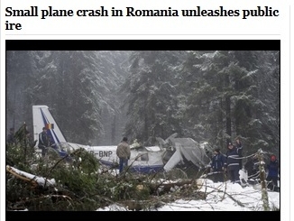 Washington Post:  O țară cu șapte servicii de informații nu a localizat la timp victimele unui accident aviatic