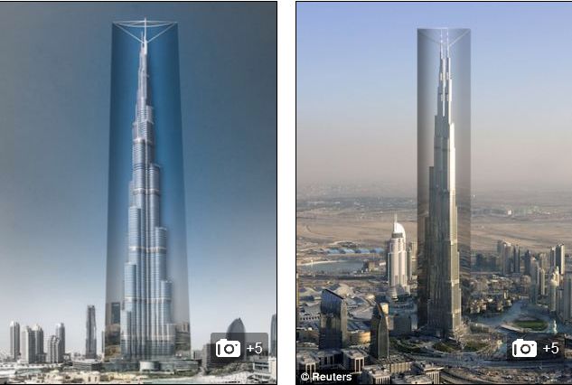 Cea mai ÎNALTĂ clădire din lume, Burj Khalifa, va fi acoperită cu un material reflectorizant