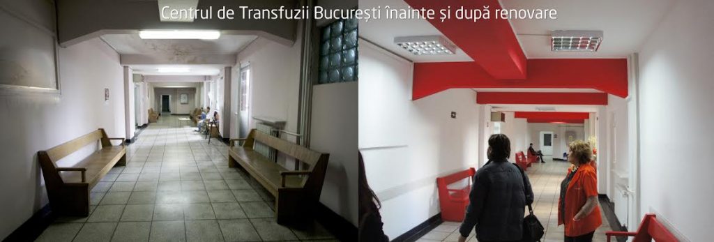 Centrul de Transfuzii Sanguine Bucureşti, renovat cu  peste 100.000 de euro