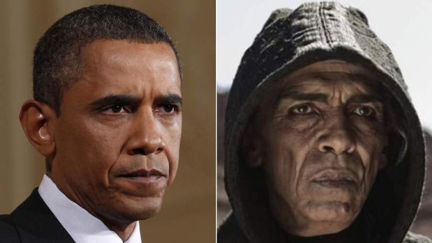 Satana, tăiat la montaj din cauza asemănării cu președintele Barack Obama