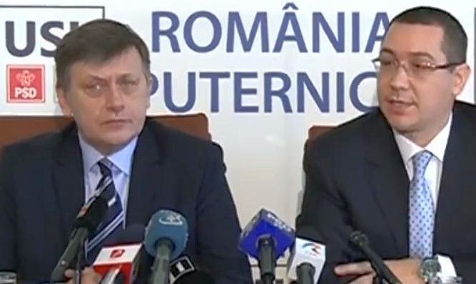 Sondaj CSCI. Românii l-ar prefera pe Victor Ponta lui Crin Antonescu la alegerile prezidenţiale