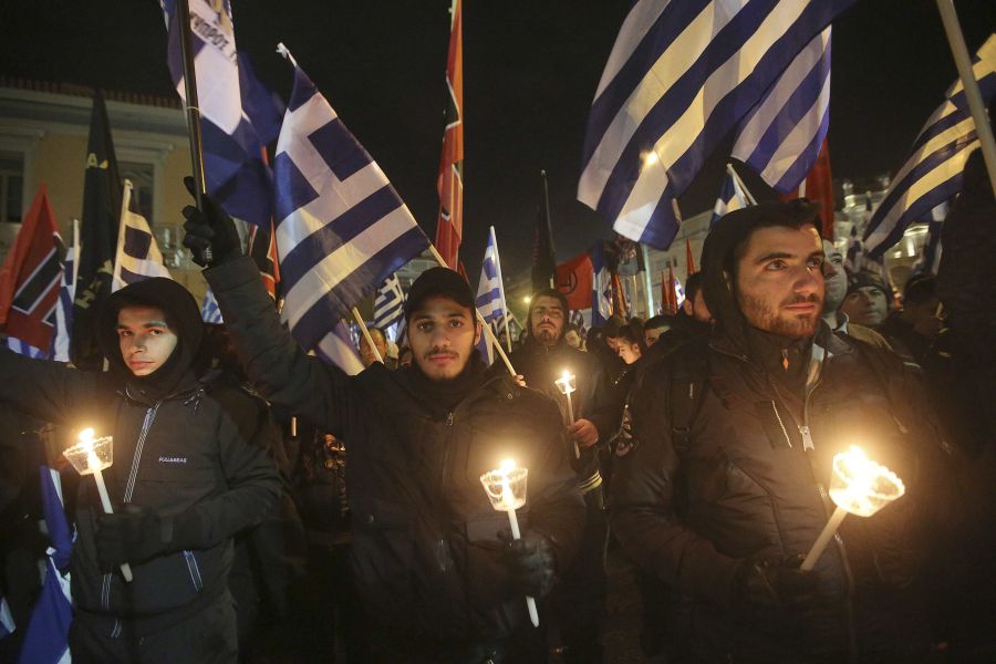 Violențe la Atena în timpul unei manifestații a neonaziștilor