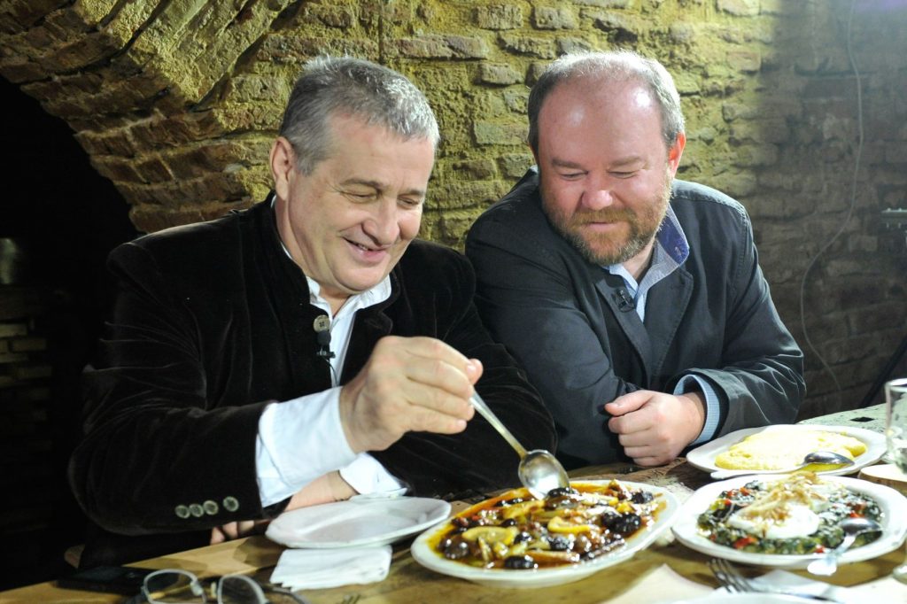 Actorul Mihai Constantin găteşte de post cu Mircea Dinescu