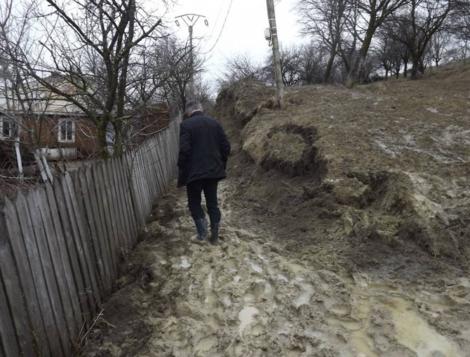 Alunecări de teren în Vrancea