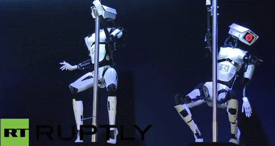 INOVATOR:  striperi roboţi care dansează la bară | VIDEO