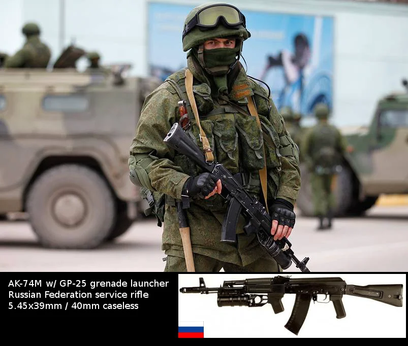 Presa din Moldova: PUTIN MINTE! Militarii care ocupă Crimeea au ARMAMENT RUSESC