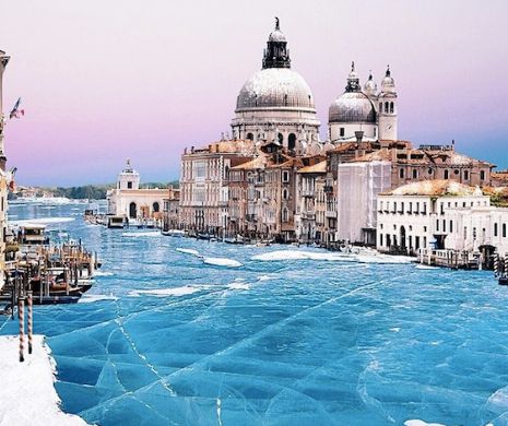 Cum ar arăta Veneţia complet ÎNGHEŢATĂ| GALERIE FOTO