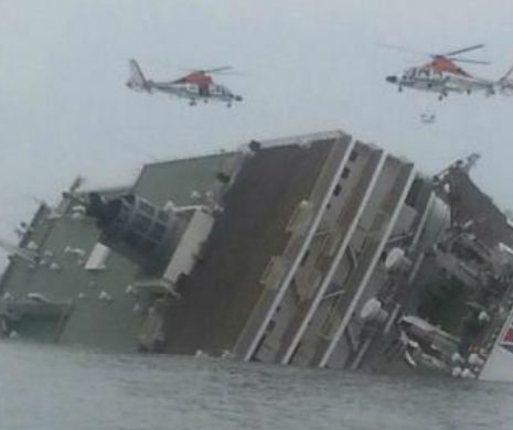 Feribot cu 477 de pasageri la bord a naufragiat în largul Coreei de Sud. Cel puțin două persoane au murit