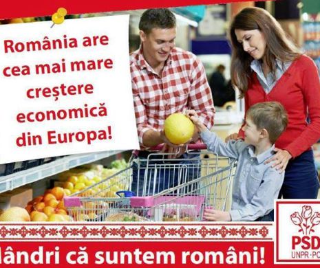 GAFĂ DE CAMPANIE. "Românii fericiți" de pe afișele PSD sunt din Belarus