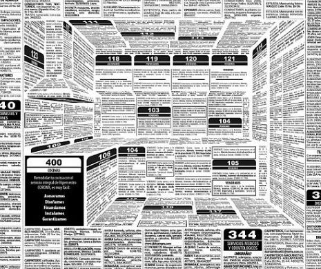 Iluzie optică memorabilă: reclamă 3D într-un ziar normal. Un designer a reușit IMPOSIBILUL în pagina de anunțuri | GALERIE FOTO