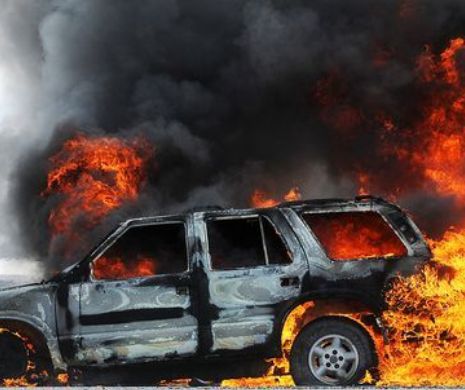 Incendiu pe Autostrada Bucureşti- Constanţa