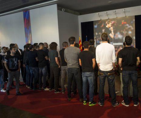 Jucătorii Barcelonei, în lacrimi după decesul lui Tito Vilanova