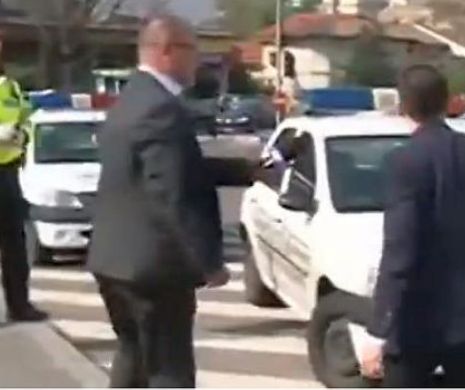 Poliţist lovit în plin de un şofer în centrul Capitalei