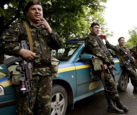 CRIZA DIN UCRAINA. Noi confruntări la Slaviansk. Separatiștii anunță opt morți în rândul forțelor ucrainene