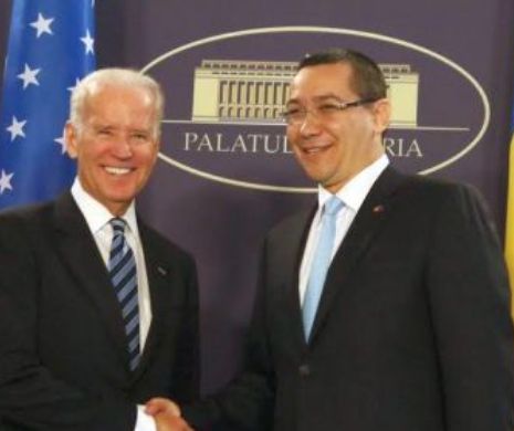 Joe Biden, către Victor Ponta: Mulțumesc, domnule președinte!